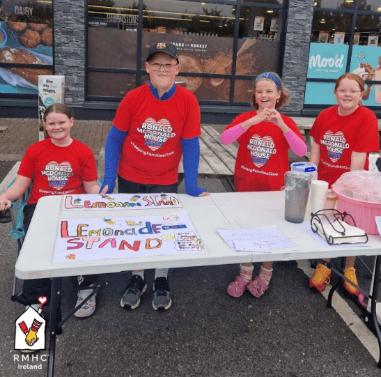 Lemonade Stand - Orlaith, Andie, Blathnaid & James in Curragh, Co. Kildare